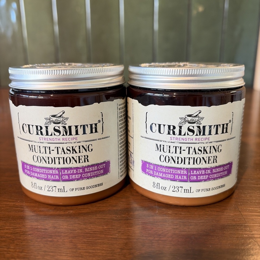 2 Count Curlsmith Multi-Tasking 3-In-1 Conditioner 8 Oz each Curly Hair